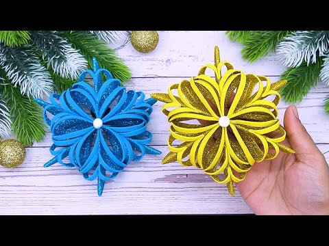 Christmas Snowflakes Craft ideas❄️Christmas Tree Decorations Christmas Snowflakes Craft ideas❄️Christmas Tree Decorations