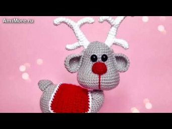 Амигуруми: схема Северный олень. Игрушки вязаные крючком - Free crochet patterns.
