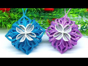 DIY Christmas Tree Topper | Easy Christmas Ornaments Making at Home