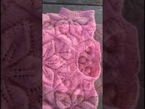 Knitted vest from motifs#knitwear #knittipgpattern #knitting #knit #handmade #вязание