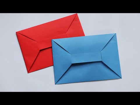 DIY - Easy Origami Envelope Tutorial - Fold Envelope without Glue and Scissor DIY - Easy Origami Envelope Tutorial - Fold Envelope without Glue and Scissor