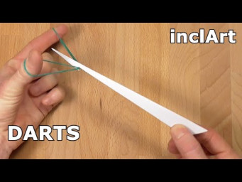 HOW TO MAKE A PAPER DARTS CRAFT | YOU SHOULD TRY THESE INCLART