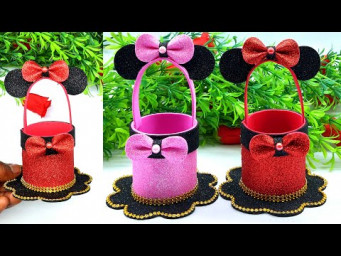 How To Make Mini Basket - Beautiful Mini Basket Making Easy Tutorial at Home - DIY Home Decor