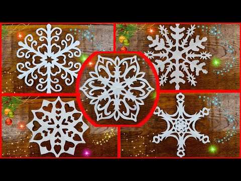 ❄️Топ 5 СНЕЖИНОК ИЗ БУМАГИ (Мастер-класс)❄️ INCREDIBLE PAPER SNOWFLAKE ❄️ ❄️Топ 5 СНЕЖИНОК ИЗ БУМАГИ (Мастер-класс)❄️ INCREDIBLE PAPER SNOWFLAKE ❄️