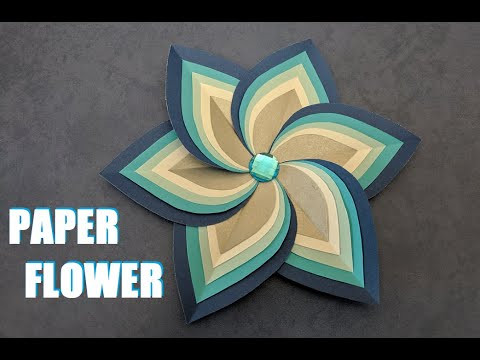 Beautiful paper flower | Невероятно красивый цветок из бумаги Beautiful paper flower | Невероятно красивый цветок из бумаги