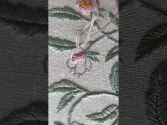 Embroidery petals #вышивка #вышивкагладью #embroiderytutorial #мулине #embroideryart