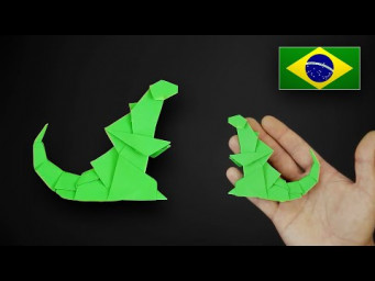 Origami: Godzilla - Instru&ccedil;&otilde;es em Portugu&ecirc;s BR