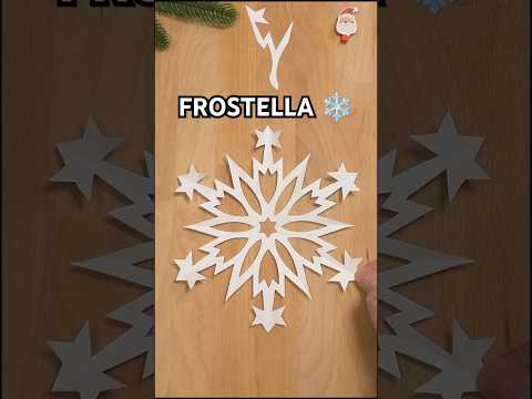 MAGICAL FROSTELLA SNOWFLAKE: CUTTING MASTERCLASS ❄ HOW TO MAKE A SNOWFLAKE OUT OF PAPER ❄ INCLART