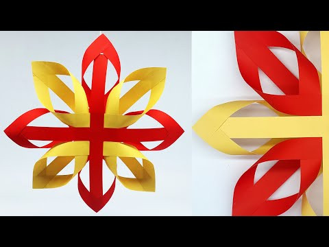 Paper Cutting Snowflakes ~ Learn How to Make Paper Snowflake ~ DIY Christmas Crafts