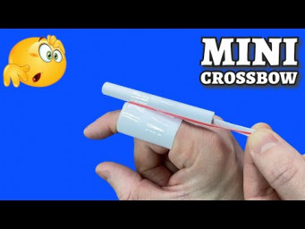 DIY Mini Finger Crossbow | How to Make a Paper Pocket Mini Crossbow | Paper Gun