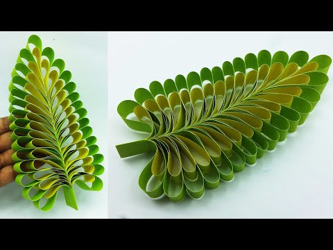 Paper Leaf | Paper Leaves Making | Paper Crafts For School | DIY Decorative Leaves Paper Leaf | Paper Leaves Making | Paper Crafts For School | DIY Decorative Leaves