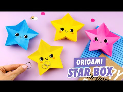 Оригами Коробочка Звезда из бумаги | Origami Paper Star box Оригами Коробочка Звезда из бумаги | Origami Paper Star box