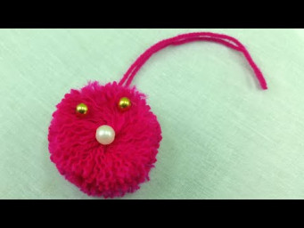 Super Easy Pom Pom Rat Making Idea | DIY Pom Pom Rat | Easy Crafts