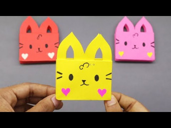 Origami Paper Bag Cat - Fun DIY Tutorial for an Adorable Paper Handbag