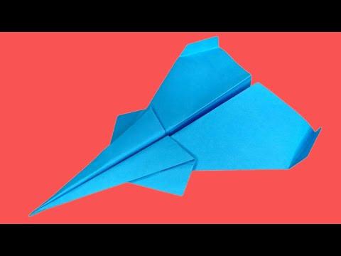 Как сделать самолётик из бумаги своими руками который долго летает