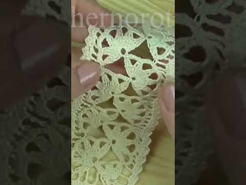 Ленточное КРУЖЕВО вязать крючком#shotrs Ленточное КРУЖЕВО вязать крючком#shotrs