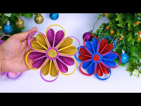 How to Make EVA Foam Snowflakes❄️Christmas Ornaments How to Make EVA Foam Snowflakes❄️Christmas Ornaments