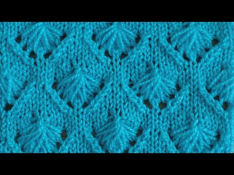 Красивый ажурный узор спицами для кофточки, блузы, кардигана. Красивый ажурный узор спицами для кофточки, блузы, кардигана.