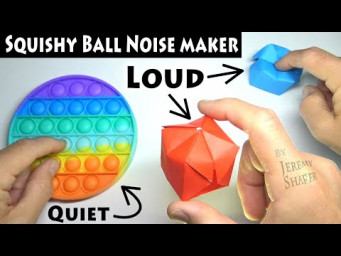 Origami Pop it Squishy Ball Noise Maker