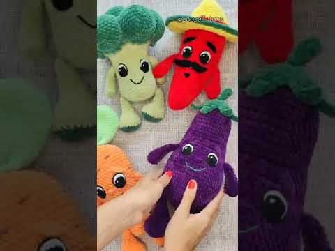 Вязаные овощи крючком по схеме и описанию @goozell_toys. Мастер-класс игрушки амигуруми Вязаные овощи крючком по схеме и описанию @goozell_toys. Мастер-класс игрушки амигуруми
