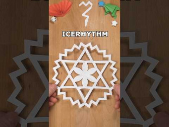 PAPER SNOWFLAKE ICERHYTHM EDGE TUTORIAL | HOW TO CUT A SNOWFLAKE OUT OF PAPER ❄ inclArt