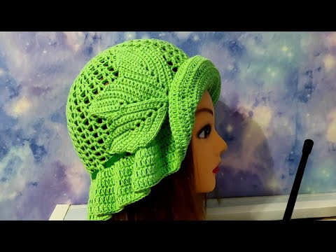 АЖУРНАЯ ПАНАМА крючком. Панама для начинающих. АЖУРНАЯ ПАНАМА крючком. Панама для начинающих.