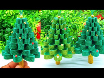 Easy Paper Christmas Tree DIY with Dollar Tree Supplies | Creative Holiday Decor