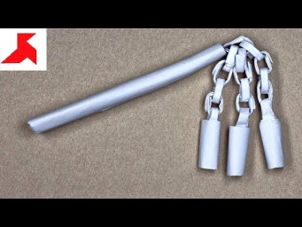 DIY ⛓️ - How to make TRIPLE FLAIL from A4 paper