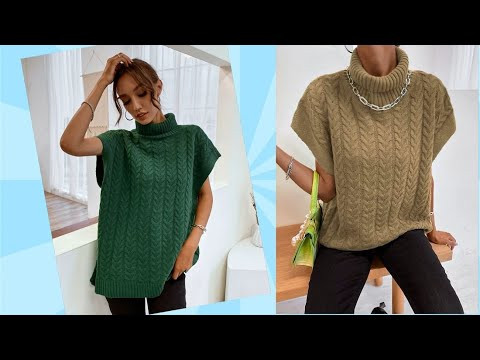 УЛЬТРА МОДНЫЙ ДЖЕМПЕР-ЖИЛЕТ