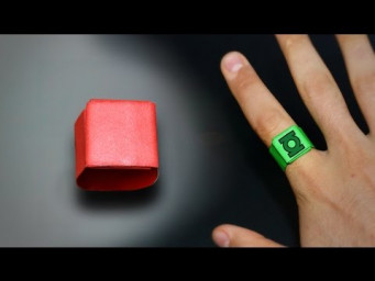 How to make a Paper Ring - Instructions in English (BR)