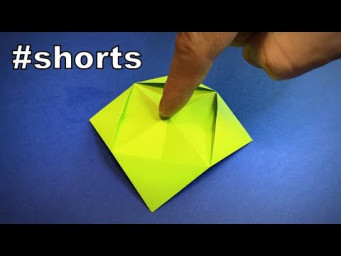 How to Make a Paper Antistress Toy | Origami Pop It Fidgets #shorts