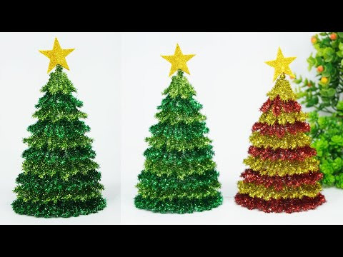Superb Christmas Tree Making Idea with Chenille Stems