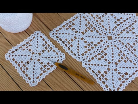 ОЧЕНЬ ПРОСТО!!! Ажурный КВАДРАТНЫЙ МОТИВ вязание крючком Easy Crochet square motifs for beginners ОЧЕНЬ ПРОСТО!!! Ажурный КВАДРАТНЫЙ МОТИВ вязание крючком Easy Crochet square motifs for beginners