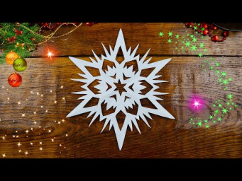 ❄️ СНЕЖИНКИ ИЗ БУМАГИ А4 ПРОСТО❄️ INCREDIBLE PAPER SNOWFLAKE ❄️(МАСТЕР-КЛАСС)