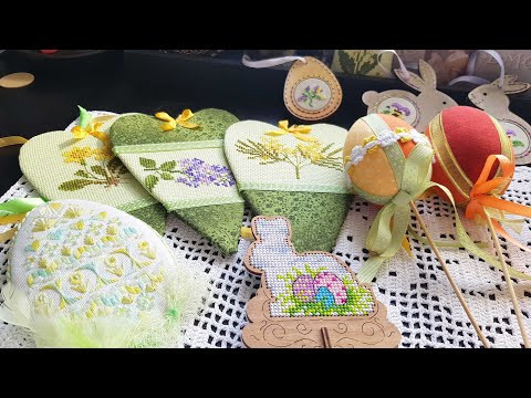 Прикладная вышивка: новое + весенне-пасхальный декор