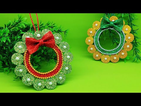 Mini Christmas Wreath Ornaments - Christmas Wreath Making For Beginners - Christmas Decorations 2022 Mini Christmas Wreath Ornaments - Christmas Wreath Making For Beginners - Christmas Decorations 2022
