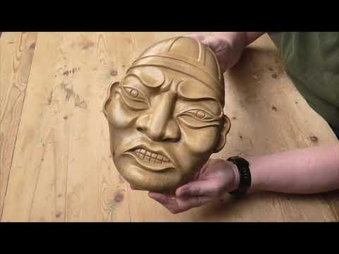 How to make a wall mask from wood, wood carving How to make a wall mask from wood, wood carving