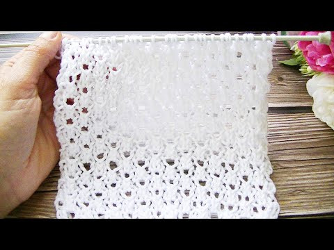 ЕЩЕ ОДНА СЕТКА В КОПИЛКУ!!! ЛЕГКАЯ В ИСПОЛНЕНИИ СЕТКА СПИЦАМИ!!!