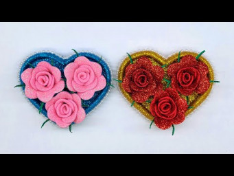 Valentine&rsquo;s Day Special ❤️ Handmade Heart Showpiece | Easy DIY Craft