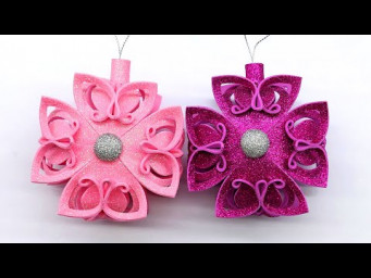 Christmas Tree Topper & Ornaments DIY | Easy Christmas Decorations at Home | Handmade Christmas