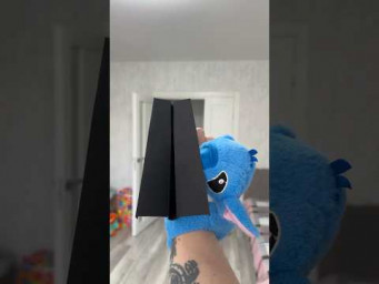 Stitch Just Beat the World Record?! 281ft Flight Test #origami #airplane #diy #papercraft #stitch