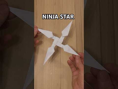 HOW TO MAKE NINJA STAR SHURIKEN ORIGAMI PAPER CRAFT | PAPER NINJA WEAPON STAR #diy #paperart HOW TO MAKE NINJA STAR SHURIKEN ORIGAMI PAPER CRAFT | PAPER NINJA WEAPON STAR #diy #paperart