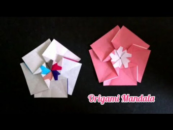 Origami Flower Mandala/ Paper 5-Petal flower 折纸曼陀罗