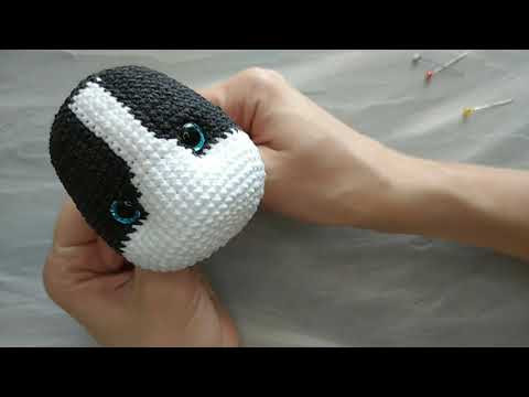 How to make a crochet toy eye tightening.