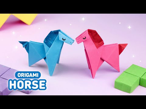 Оригами Лошадь из бумаги | Origami Paper Horse Оригами Лошадь из бумаги | Origami Paper Horse