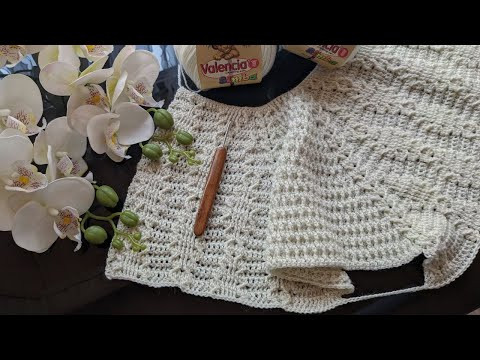 Кардиган гачком. Частина 2. Кокетка, росток, підрізи.