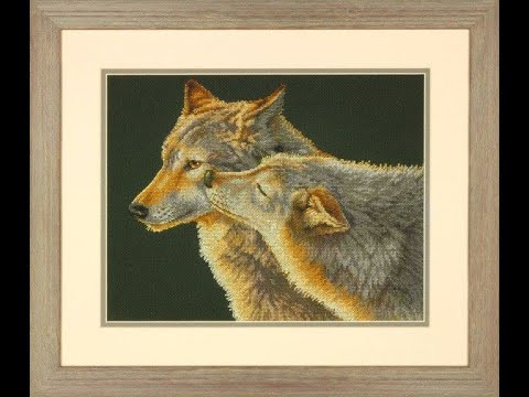 Dimensions "Wolf kiss"/"Поцелуй волков". Обзор набора и 50% работы Dimensions "Wolf kiss"/"Поцелуй волков". Обзор набора и 50% работы