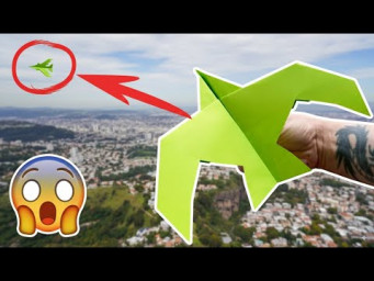 How to Make a Paper Airplane Easy That Flies Super Far Like a Jet
