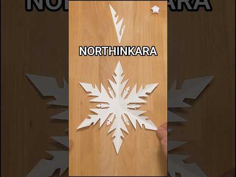 HOW TO MAKE A SNOWFLAKE NORTHINKARA OUT OF PAPER | CHRISTMAS DECORATION IDEAS INCLART HOW TO MAKE A SNOWFLAKE NORTHINKARA OUT OF PAPER | CHRISTMAS DECORATION IDEAS INCLART