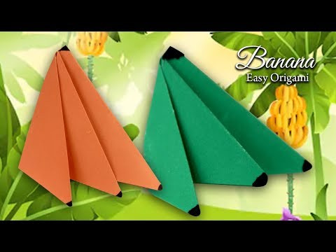 How To Make Paper Banana Origami Step by Step - Easy Origami for Beginners How To Make Paper Banana Origami Step by Step - Easy Origami for Beginners
